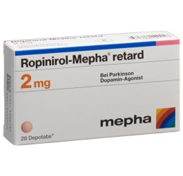 ROPINIROL Mepha retard depotabs 2 mg 28 pce