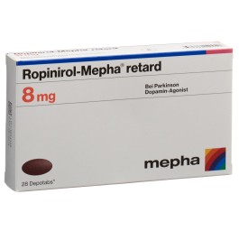 ROPINIROL Mepha retard depotabs 8 mg 28 pce