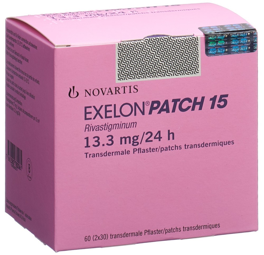 EXELON Patch 15 patch mat 13.3 mg/24h 60 pce
