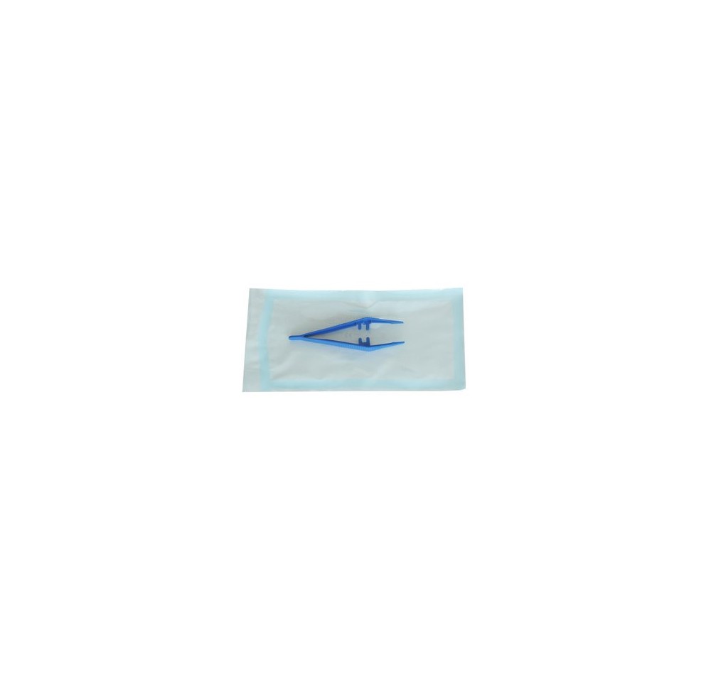 LCH pince anatomique 12cm st renfort bleu 100 pce