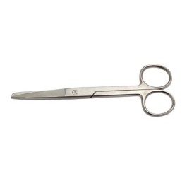 LCH ciseaux métal chir 14cm st poin mou dr 25 pce