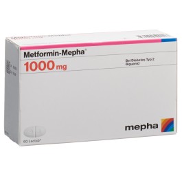 METFORMIN Mepha cpr pell 1000 mg 60 pce