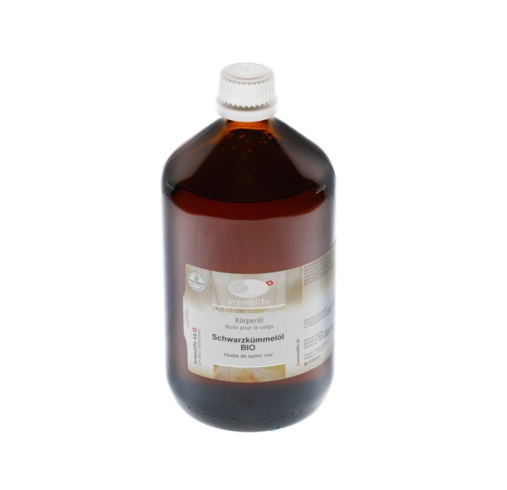 AROMALIFE huile de cumin noir BIO 1000 ml AROMALIFE huile de cumin noir BIO 1000 ml