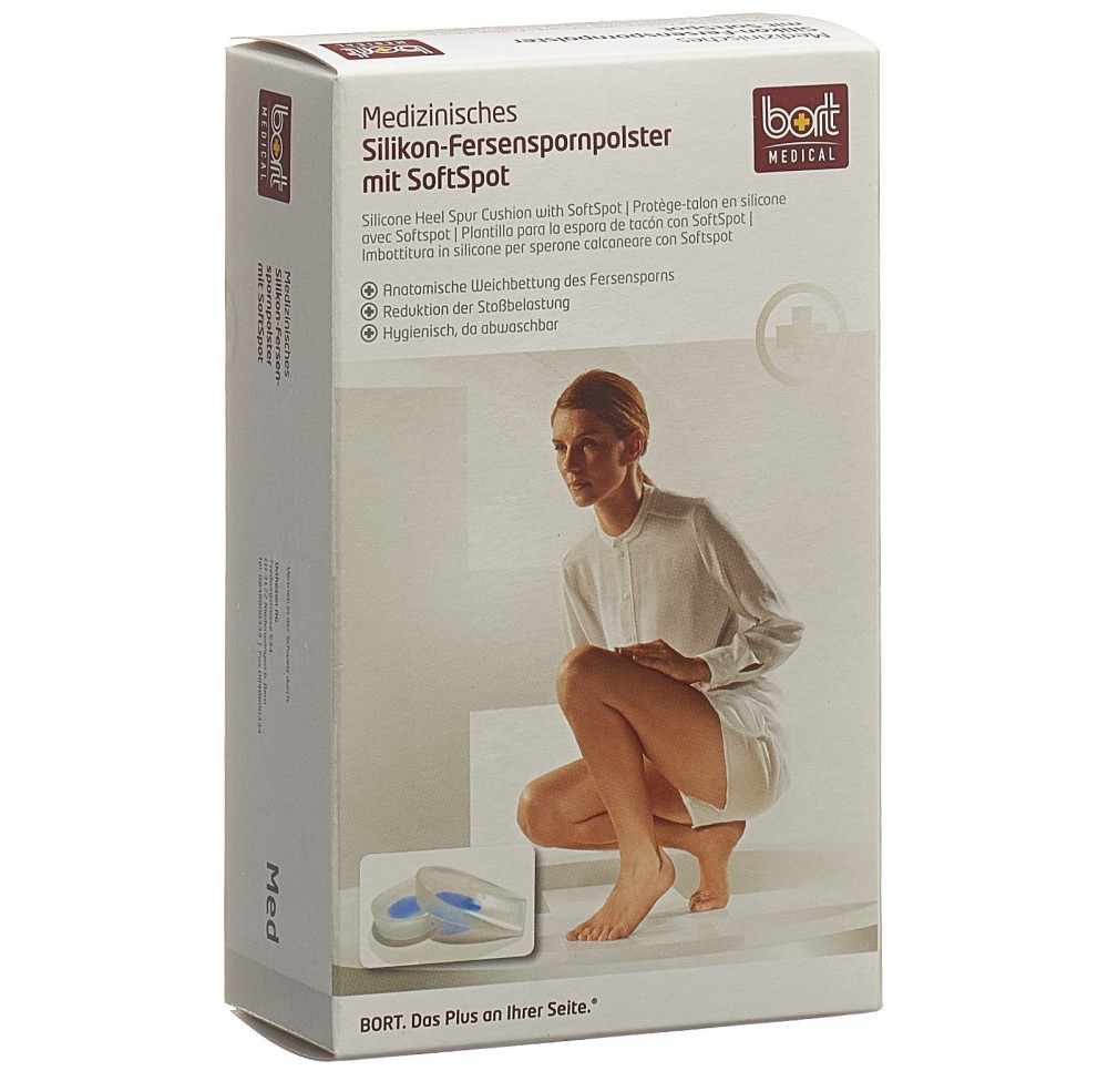 BORT talonnette épine silic L-44 Softspot 1 paire BORT talonnette épine silic L-44 Softspot 1 paire