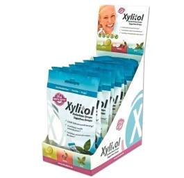 MIRADENT Xylitol Drops display mint 12pce