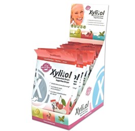 MIRADENT Xylitol Drops display cherry 12pce