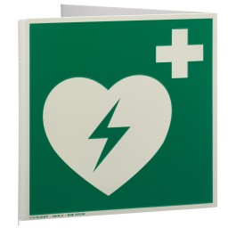 AED plaque d'information