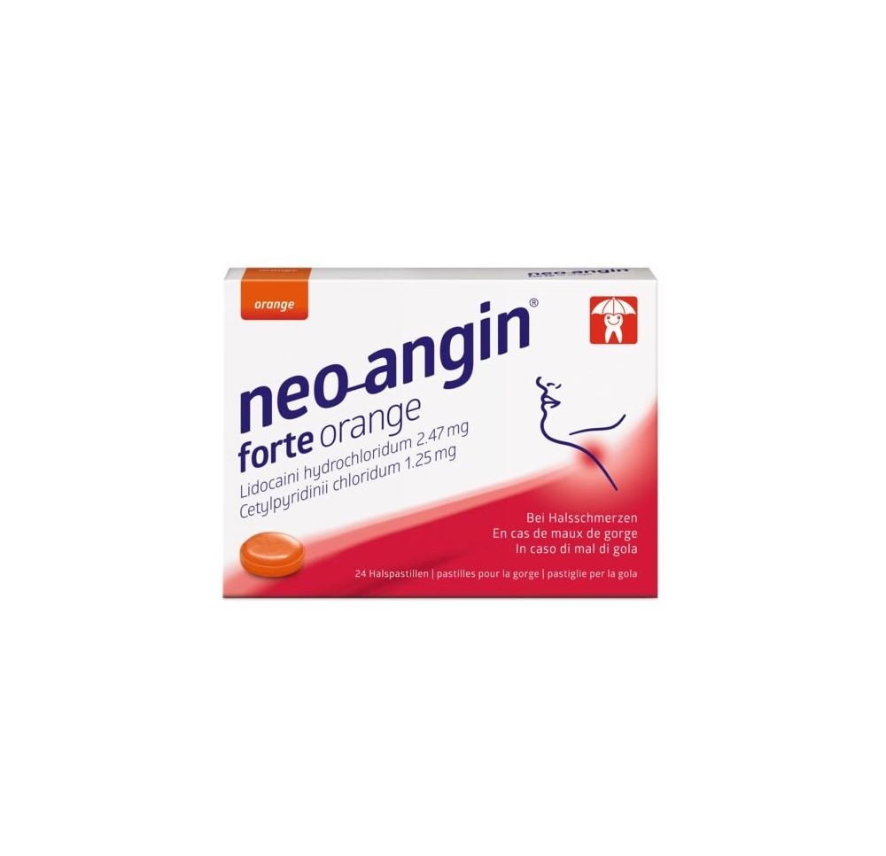 NEO-ANGIN forte cpr sucer orange 24 pce