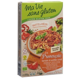 MA VIE S GLUT Galettes poêl Toma/Lent co 2 x 100 g