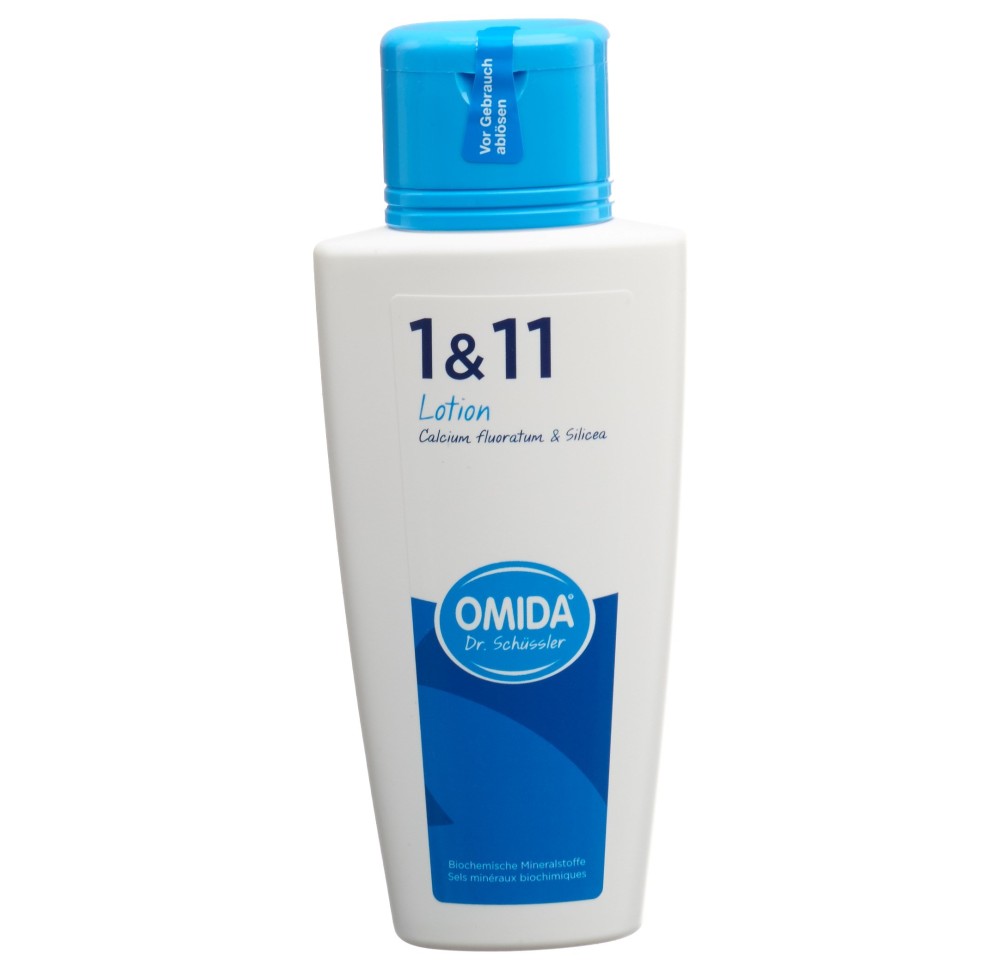 OMIDA SCHÜSSLER no1&11 cal fluor&sil lotion 200 ml OMIDA SCHÜSSLER no1&11 cal fluor&sil lotion 200 ml