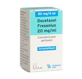 DOCETAXEL Fresenius i.v. 80 mg/4ml flac