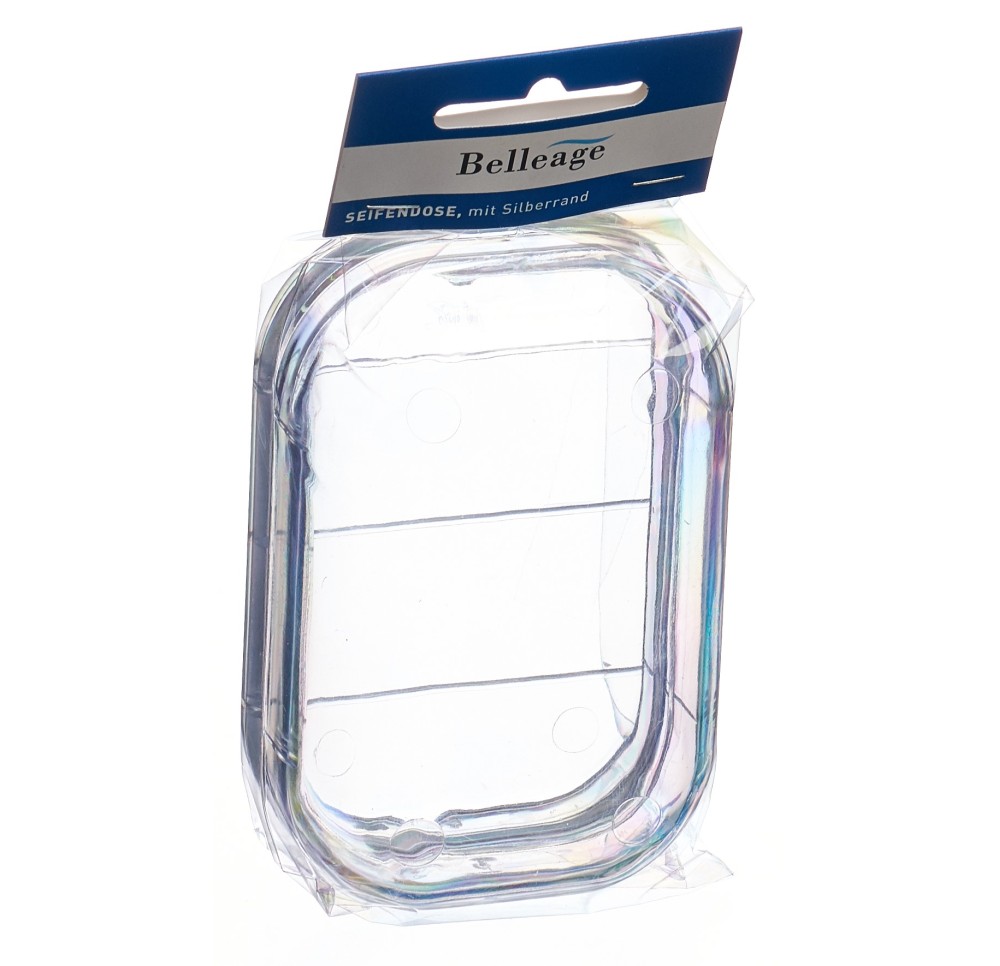 BELLEAGE Seifendose transparent