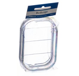 BELLEAGE Seifendose transparent