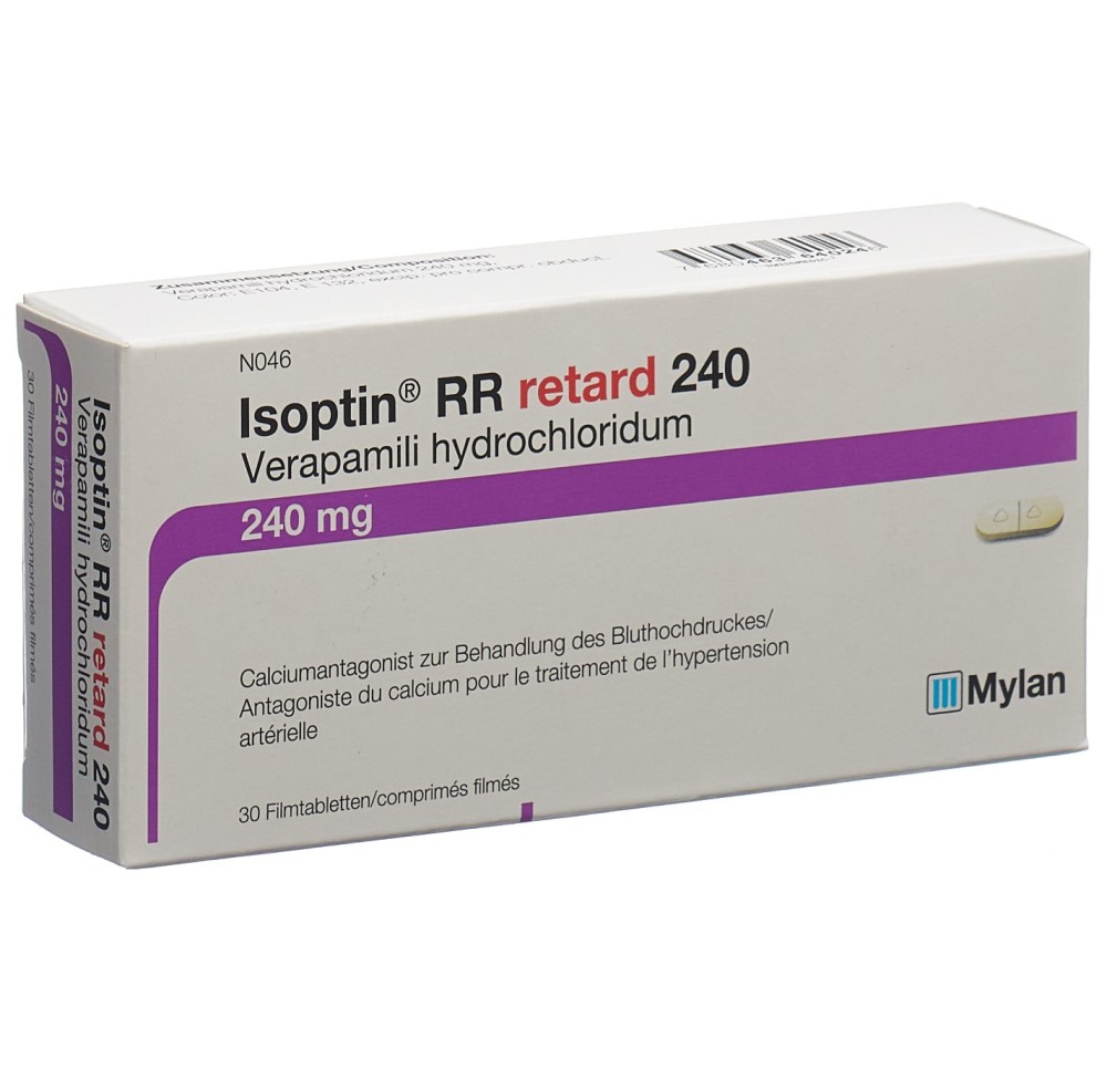ISOPTIN RR retard cpr pell ret 240 mg 30 pce ISOPTIN RR retard cpr pell ret 240 mg 30 pce