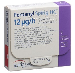 FENTANYL Spirig HC 12 mcg/h disp trans 5 pce