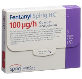 FENTANYL Spirig HC 100 mcg/h disp trans 5 pce