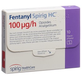 FENTANYL Spirig HC 100 mcg/h disp trans 10 pce