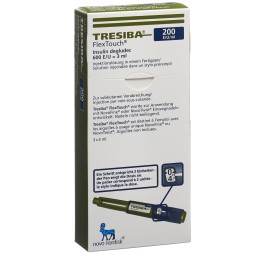 TRESIBA FlexTouch 200 U/ml 3 stylo pré 3 ml