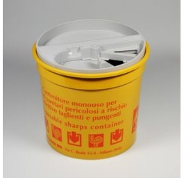 SERVOPRAX Clinipack Container bte élimin 3l jaune