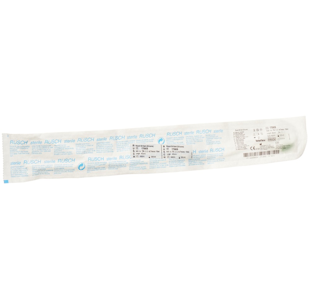 RÜSCH Brill sonde ballon CH14 40cm 10ml silic