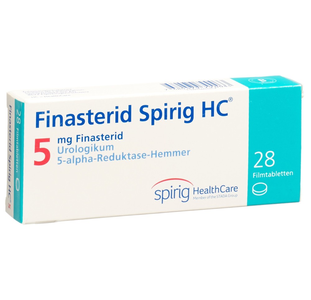 FINASTERIDE Spirig HC cpr pell 5 mg 28 pce FINASTERIDE Spirig HC cpr pell 5 mg 28 pce