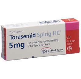 TORASEMIDE Spirig HC cpr 5 mg 20 pce