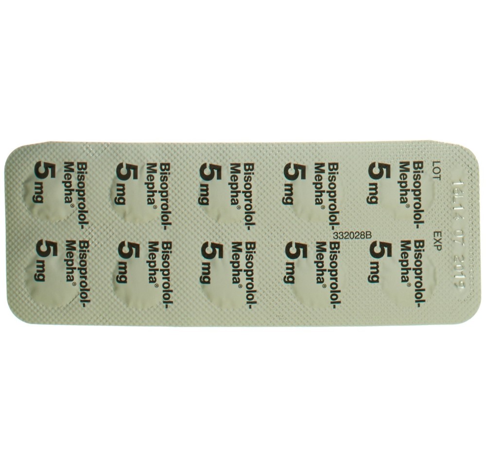 BISOPROLOL Mepha cpr 5 mg 100 pce