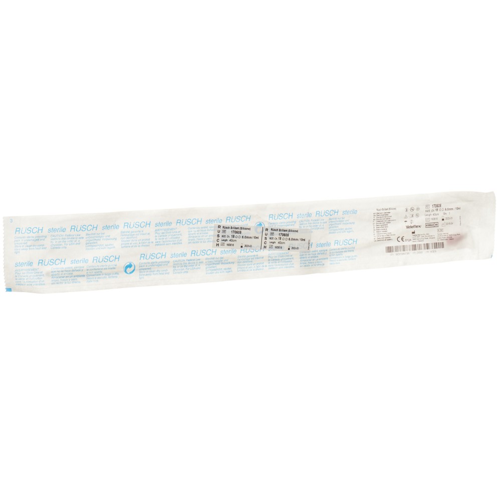 RÜSCH Brill sonde ballon CH18 40cm 10ml silic