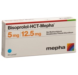 BISOPROLOL-HCT Mepha Lactab 5/12.5 mg 30 pce