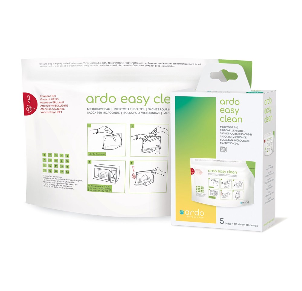 ARDO EASY CLEAN Sachet pour micro-ondes 5 pce
