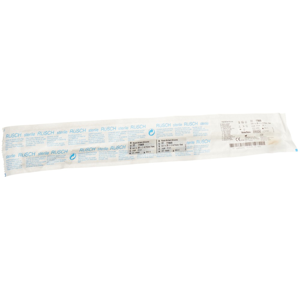 RÜSCH Brill sonde ballon CH20 40cm 10ml silic