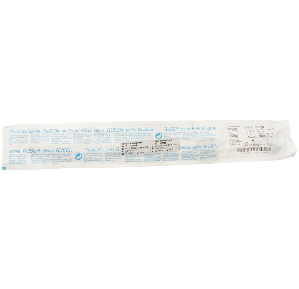 RÜSCH Brill sonde ballon CH22 40cm 10ml silic