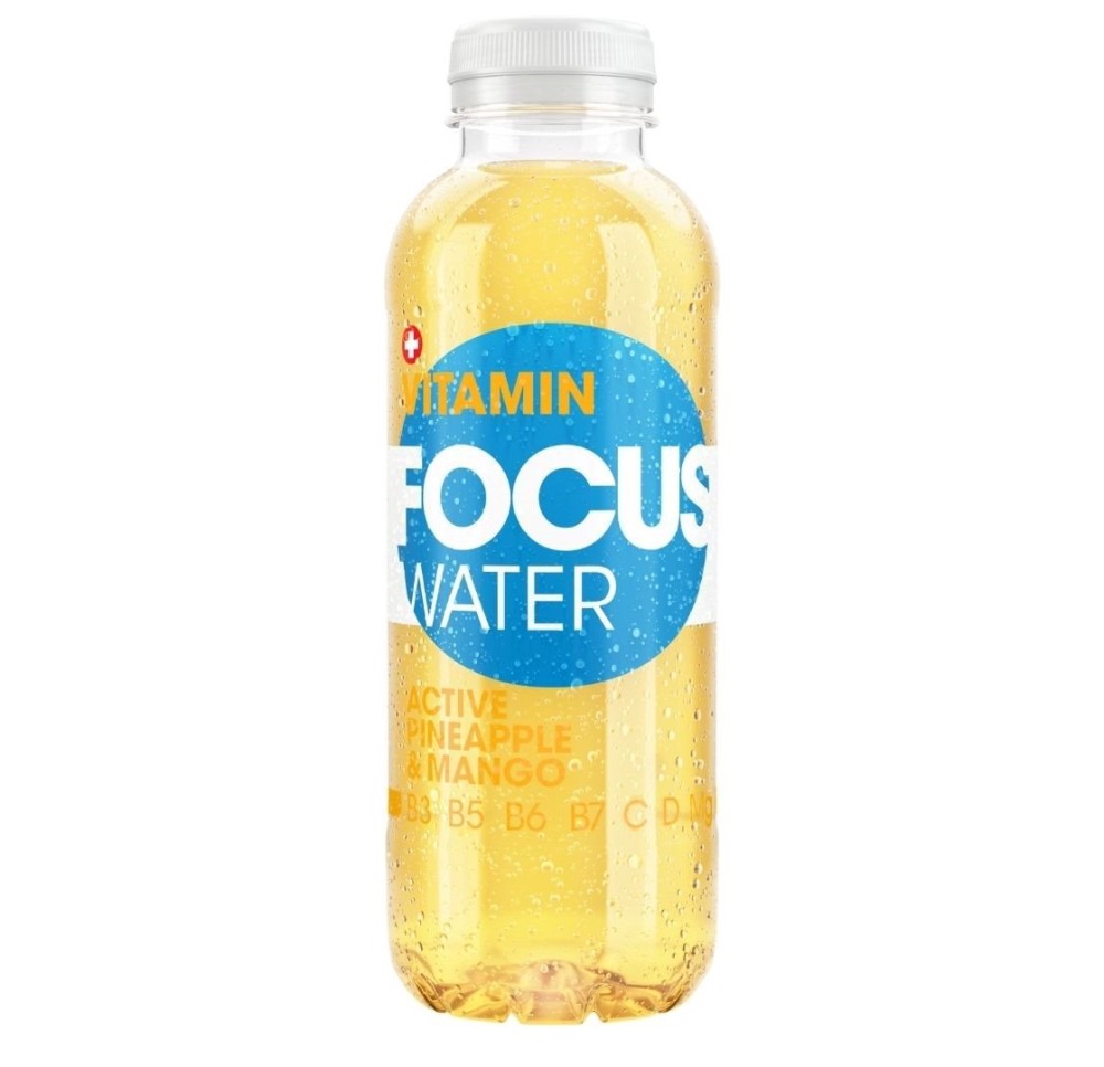 FOCUS WATER Active ananas-mangue 12 x 500 ml FOCUS WATER Active ananas-mangue 12 x 500 ml