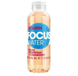 FOCUS WATER RELAX pamplemous-canneber 12 x 500 ml