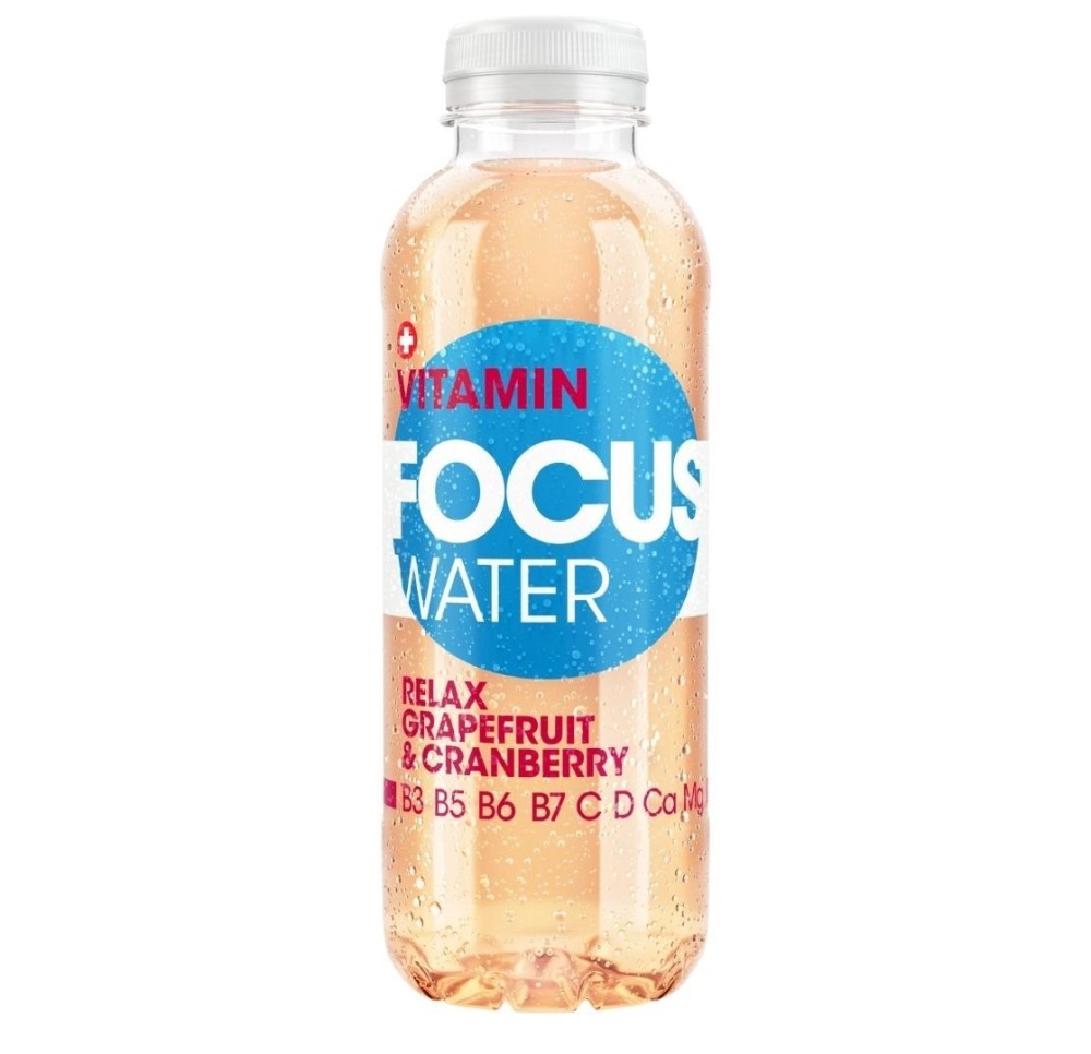FOCUS WATER RELAX pamplemous-canneber 12 x 500 ml FOCUS WATER RELAX pamplemous-canneber 12 x 500 ml