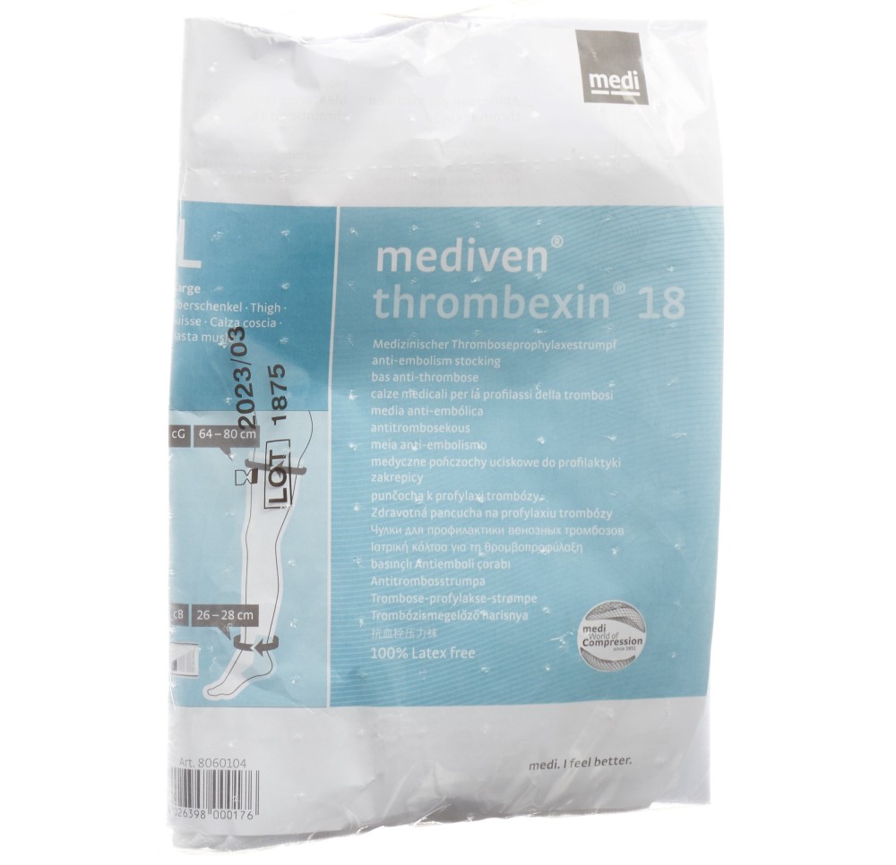 MEDIVEN thrombexin 18 A-G S 1 paire MEDIVEN thrombexin 18 A-G S 1 paire