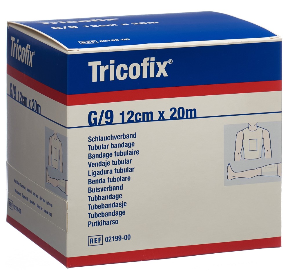 TRICOFIX bandage tubulaire GrG 9-12cm/20m TRICOFIX bandage tubulaire GrG 9-12cm/20m