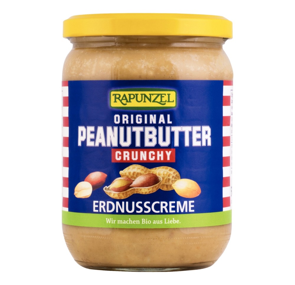RAPUNZEL beurre de cacahuete crunchy 500 g RAPUNZEL beurre de cacahuete crunchy 500 g