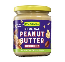 RAPUNZEL beurre de cacahuete crunchy 250 g