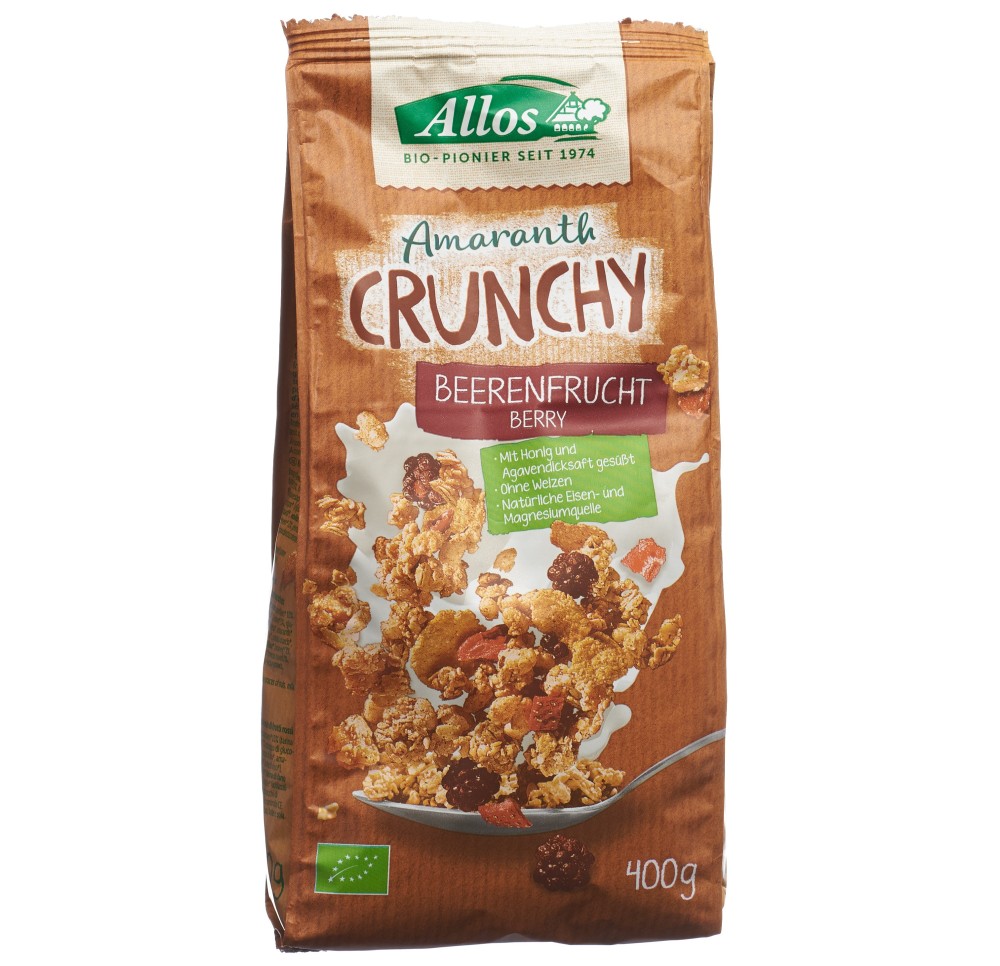 ALLOS Amaranth Crunchy fruit rouge sach 400 g ALLOS Amaranth Crunchy fruit rouge sach 400 g