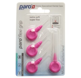 PARO Flexi Grip 2mm superfin pink cylindr 4 pce