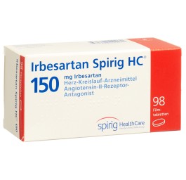 IRBESARTAN Spirig HC cpr pell 150 mg 98 pce