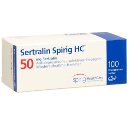 SERTRALINE Spirig HC cpr pell 50 mg 100 pce