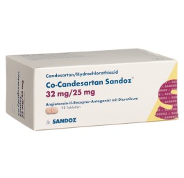 CO-CANDESARTAN Sandoz cpr 32/25 mg 98 pce