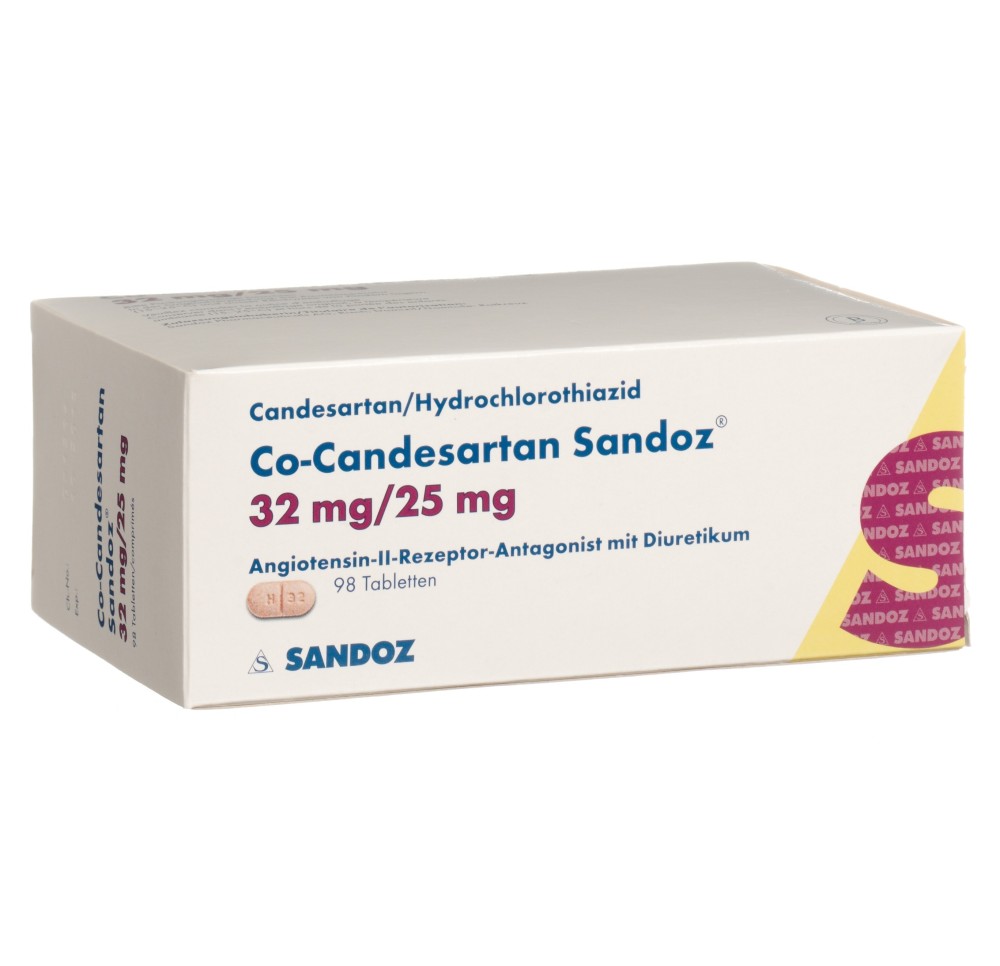 CO-CANDESARTAN Sandoz cpr 32/25 mg 98 pce