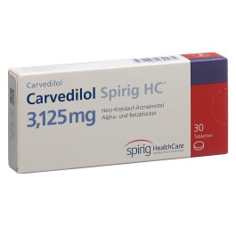 CARVEDILOL Spirig HC cpr 3.125 mg 30 pce