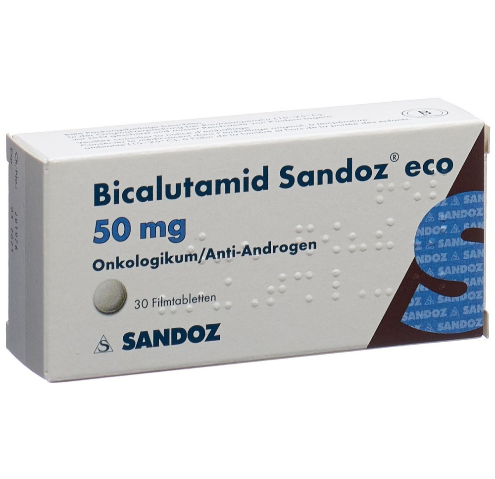 BICALUTAMIDE Sandoz eco cpr pell 50 mg 30 pce BICALUTAMIDE Sandoz eco cpr pell 50 mg 30 pce