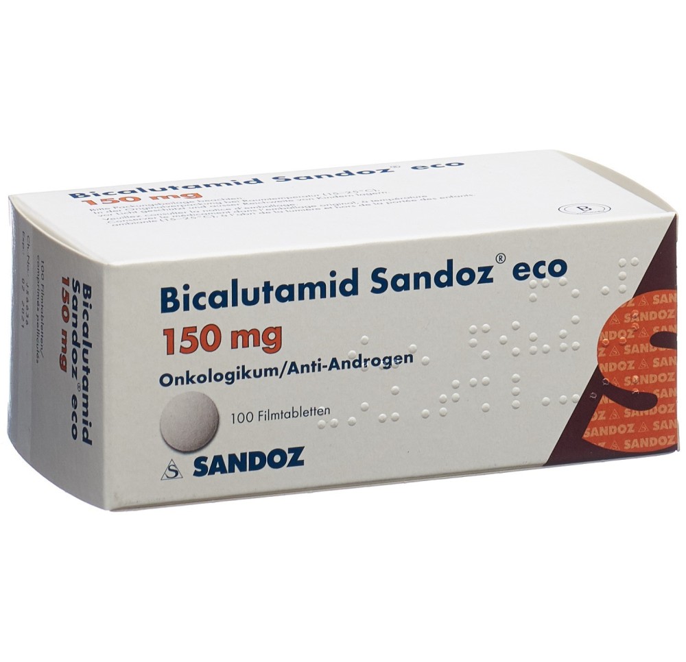 BICALUTAMIDE Sandoz eco cpr pell 150 mg 100 pce BICALUTAMIDE Sandoz eco cpr pell 150 mg 100 pce