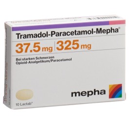 TRAMADOL-PARACETAMOL Mepha 37.5/325 mg 10 pce