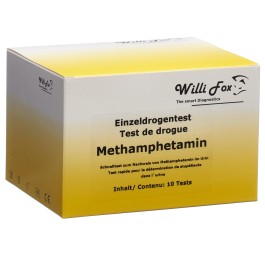 WILLI FOX test drogue cas unit méthamph uri 10 pce